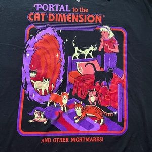 Portal to the cat dimension t shirt